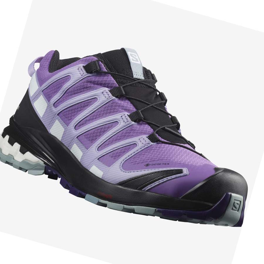 Salomon WoXA PRO 3D v8 GORE-TEX Túracipő Női Lila | HU 2798GSO